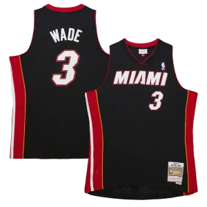 Encantador Versátil Dwyane Wade Miami Heat Hardwood Classics Swingman Jersey Black