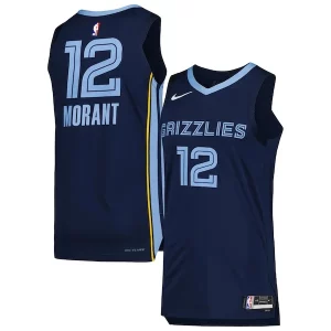 Fantástico Moderno Ja Morant Memphis Grizzlies Nike Authentic Jersey Association Edition Navy