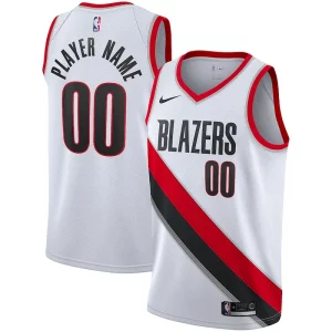 Fantástico Portland Trail Blazers Nike 2020/21 Swingman Custom Jersey Association Edition White