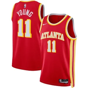 Fantástico Único Trae Young Atlanta Hawks Nike Unisex Swingman Jersey Icon Edition Red/White