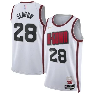 Genial Alperen Sengun Houston Rockets Nike Unisex 2024/25 Swingman Player Jersey City Edition White