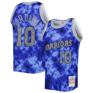 Genial Cool Maravilloso Tim Hardaway Golden State Warriors 1990/91 Galaxy Swingman Jersey Blue