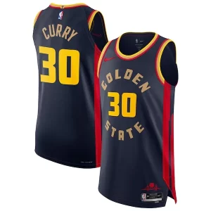 Genial Delicioso Stephen Curry Golden State Warriors Nike 2024/25 Authentic Player Jersey City Edition Navy