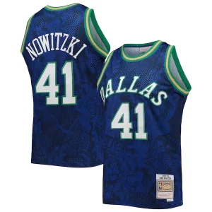 Genial Duradero Versátil Dirk Nowitzki Dallas Mavericks Hardwood Classics 1998/99 Lunar New Year Swingman Jersey Blue