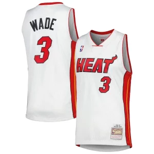 Genial Encantador Dwyane Wade Miami Heat 2001/02 Hardwood Classics Swingman Jersey White