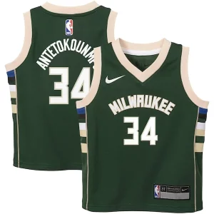 Genial Encantador Giannis Antetokounmpo Milwaukee Bucks Nike Toddler Swingman Player Jersey Icon Edition Green