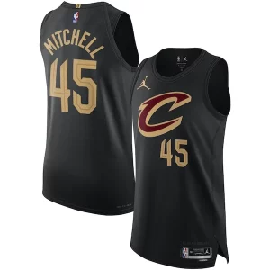 Genial Hermoso Ideal Donovan Mitchell Cleveland Cavaliers Jordan Brand Authentic Player Jersey Statement Edition Black