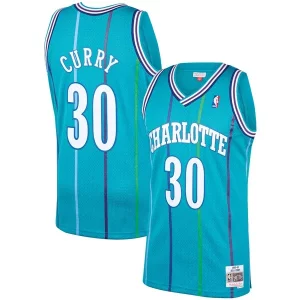 Genial Ideal Sofisticado Dell Curry Charlotte Hornets 1992/93 Hardwood Classics Swingman Jersey Teal