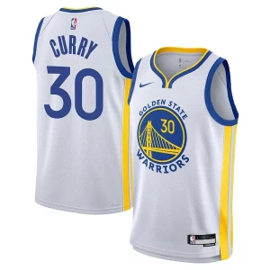 Delicioso Comodo Stephen Curry Golden State Warriors Nike Youth Performance Swingman Jersey Association Edition White