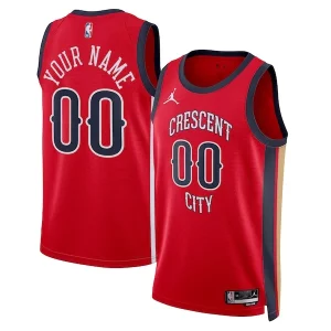 Genial Lujoso Cool New Orleans Pelicans Jordan Brand Unisex Swingman Custom Jersey Red Statement Edition