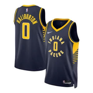 Genial Original Tyrese Haliburton Indiana Pacers Nike Unisex Swingman Jersey Association Edition Navy