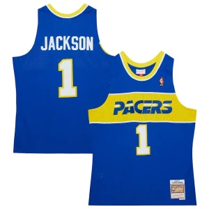 Duradero Lujoso Stephen Jackson Indiana Pacers Hardwood Classics Swingman Jersey Royal