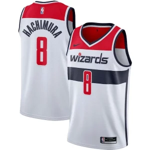 Genial Rui Hachimura Washington Wizards Nike 2020/21 Swingman Jersey White Association Edition