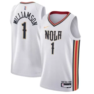 Genial Sofisticado Zion Williamson New Orleans Pelicans Nike Youth Swingman Jersey City Edition White
