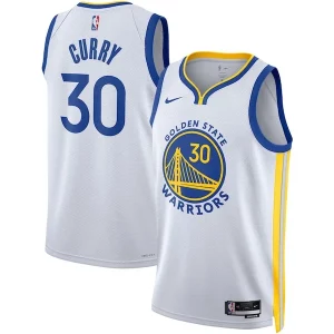 Genial Stephen Curry Golden State Warriors Nike Unisex Swingman Jersey Association Edition White/Royal