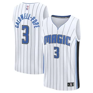 Genial Único Kentavious Caldwell Pope Orlando Magic Youth Fast Break Replica Player Jersey Association Edition White