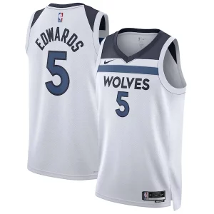 Hermoso Anthony Edwards Minnesota Timberwolves Nike Unisex Swingman Jersey Association Edition White