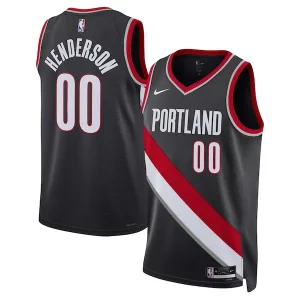 Hermoso Chulo Duradero Scoot Henderson Portland Trail Blazers Nike Unisex 2023 NBA Draft Swingman Jersey Icon Edition Black