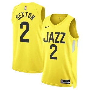 Hermoso Comodo Collin Sexton Utah Jazz Nike Unisex Swingman Jersey Icon Edition Gold