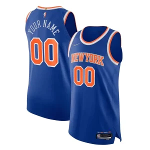Hermoso Cool Resistente New York Knicks Nike 2021/22 Diamond Swingman Authentic Custom Jersey Icon Edition Blue