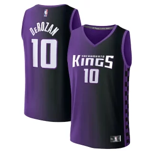 Hermoso Ideal Perfecto DeMar DeRozan Sacramento Kings Fast Break Replica Jersey Statement Edition Purple