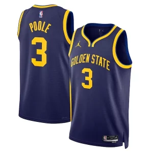 Hermoso Jordan Poole Golden State Warriors Jordan Brand Unisex Swingman Jersey Statement Edition Navy