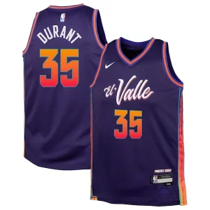 Hermoso Kevin Durant Phoenix Suns Nike Youth Swingman Replica Jersey City Edition Purple