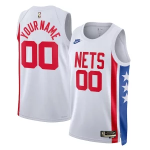 Hermoso Maravilloso Brooklyn Nets Nike Unisex 2022/23 Custom Swingman Jersey Classic Edition White