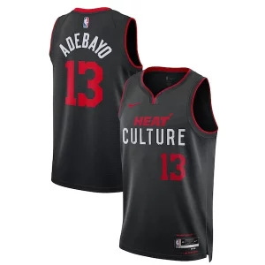 Hermoso Práctico Genial Bam Adebayo Miami Heat Nike Unisex 2023/24 Swingman Jersey Black City Edition