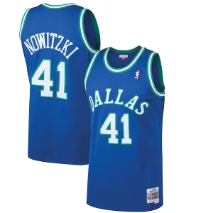 Hermoso Resistente Versátil Dirk Nowitzki Dallas Mavericks 1998/99 Hardwood Classics Swingman Jersey Blue