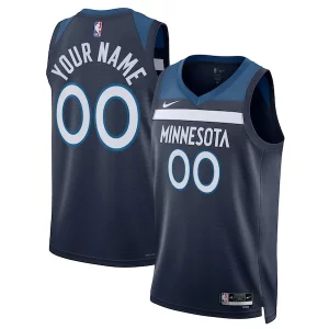 Hermoso Versátil Maravilloso Minnesota Timberwolves Nike Unisex Swingman Custom Jersey Navy Icon Edition