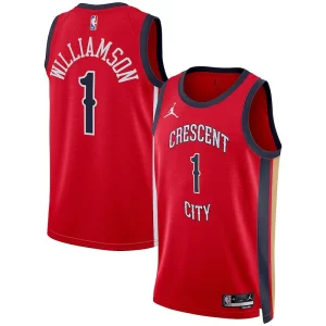 Versátil Moderno Zion Williamson New Orleans Pelicans Jordan Brand Unisex Swingman Jersey Statement Edition Red