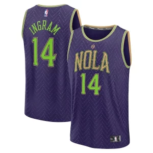 Ideal Brandon Ingram New Orleans Pelicans 2024/25 Fast Break Player Jersey City Edition Purple