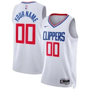 Ideal Chulo LA Clippers Nike Unisex Swingman Custom Jersey White Association Edition