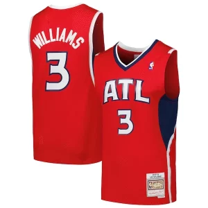 Ideal Chulo Lou Williams Atlanta Hawks 2001/02 Hardwood Classics Swingman Jersey Red