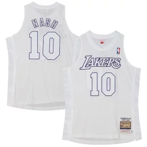 Ideal Delicioso Estupendo Steve Nash Los Angeles Lakers 2012 Authentic Player Jersey White