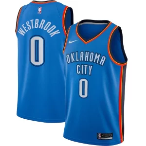 Ideal Delicioso Único Russell Westbrook Oklahoma City Thunder Nike Swingman Player Jersey Icon Edition Blue