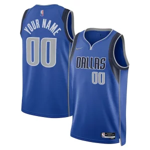 Ideal Duradero Dallas Mavericks Nike 2021/22 Diamond Swingman Custom Jersey Icon Edition Blue