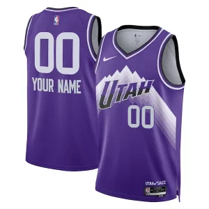 Ideal Duradero Exquisito Utah Jazz Nike Unisex 2023/24 Custom Swingman Jersey Purple City Edition