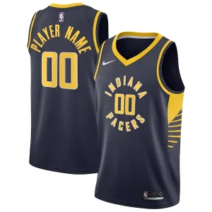 Ideal Exquisito Indiana Pacers Nike Swingman Custom Jersey Navy Icon Edition