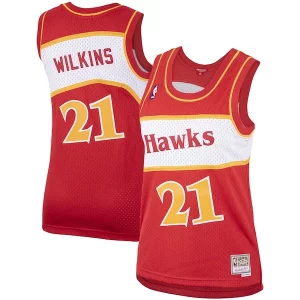 Ideal Fácil de llevar Dominique Wilkins Atlanta Hawks Women's Hardwood Classics Swingman Jersey Red