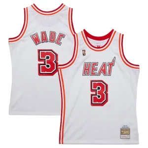 Ideal Fácil de llevar Elegante Dwyane Wade Miami Heat 2007/08 Hardwood Classics Swingman Jersey White
