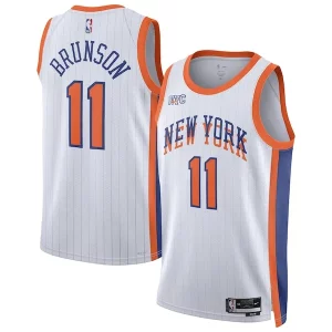 Ideal Jalen Brunson New York Knicks Nike Unisex 2024/25 Swingman Player Jersey City Edition White