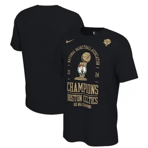 Ideal Maravilloso Boston Celtics Nike 18 Time NBA Finals Champions Locker Room T Shirt Black