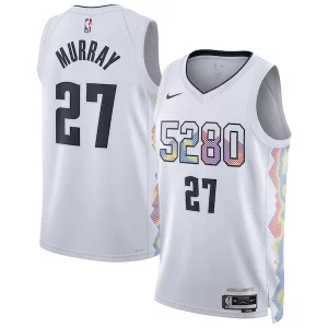 Ideal Maravilloso Jamal Murray Denver Nuggets Nike Unisex 2024/25 Swingman Player Jersey City Edition White