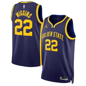 Delicioso Fantástico Clásico Andrew Wiggins Golden State Warriors Jordan Brand Unisex Swingman Jersey Statement Edition Navy