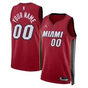 Ideal Miami Heat Jordan Brand Unisex 2022/23 Swingman Custom Jersey Statement Edition Red