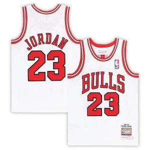 Ideal Michael Jordan Chicago Bulls Preschool 1997/98 Hardwood Classics Authentic Jersey White/Black/Red