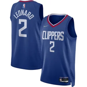 Ideal Original Kawhi Leonard LA Clippers Nike 2021/22 Diamond Swingman Jersey Icon Edition Royal