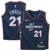 Ideal Sofisticado Joel Embiid Philadelphia 76ers Nike Toddler Swingman Replica Jersey City Edition Navy